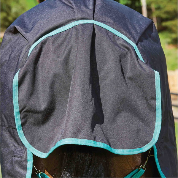 Weatherbeeta Green-Tec 900D Lite Plus Detach-A-Neck Rug  - Black / Bottle Green